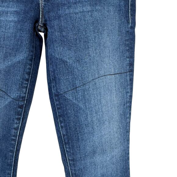 MOTHER High Waisted Looker Jeans 24 Until Next Time Stretch Dark Wash Blue Denim - Picture 4 of 14